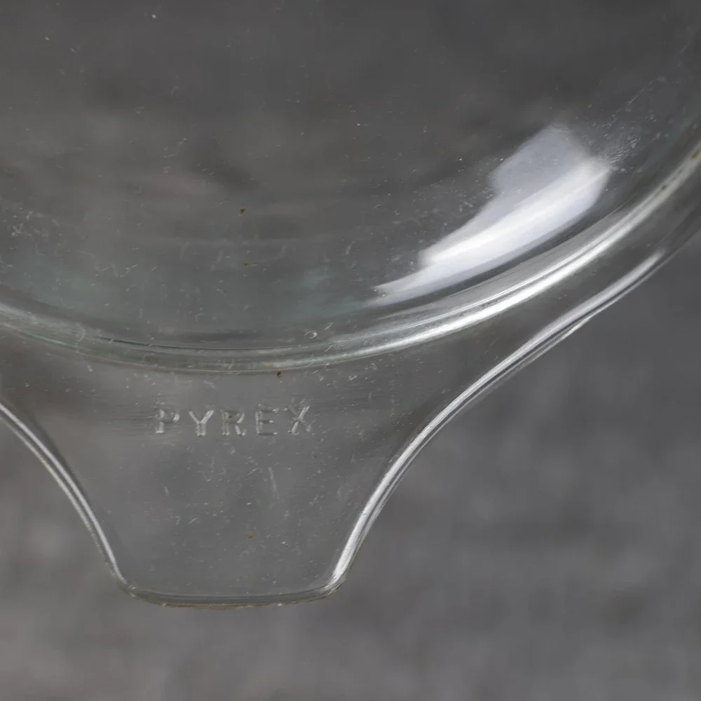 Pyrex clear glass